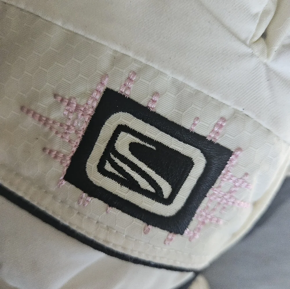 Scott USA Vintage Cream & Black Waterproof Ski Gloves - Pink Accents